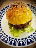 Hamburguesa de pollo casera (en airfryer)