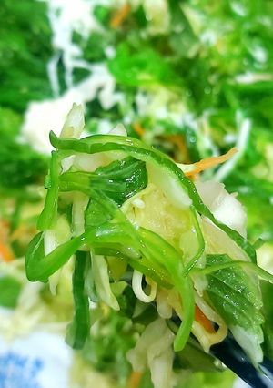 Hình của món Gỏi rong biển bắp cải.