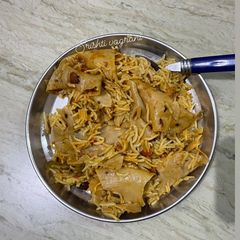 A picture of Papad Pulav.