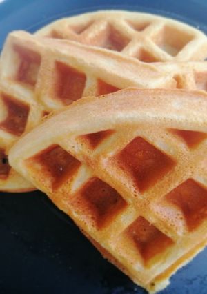 รูปของ ขนมวาฟเฟิล กรอบนอกนุ่มใน (มากๆ) waffle