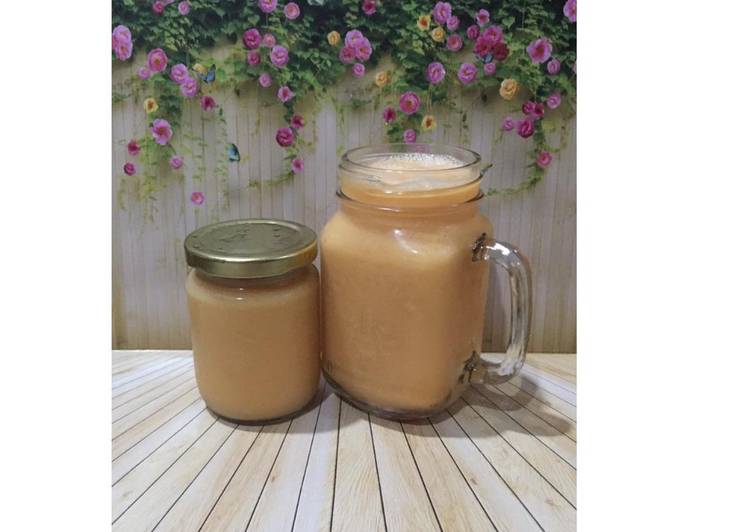 Resep: Makan di DimeDiet Juice Mango Jicama (Bengkoang) Tomato Sesame Seed