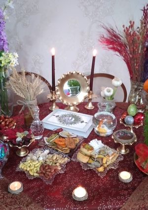 عکسی از دستور سفره هفت سین 1400خورشیدی
