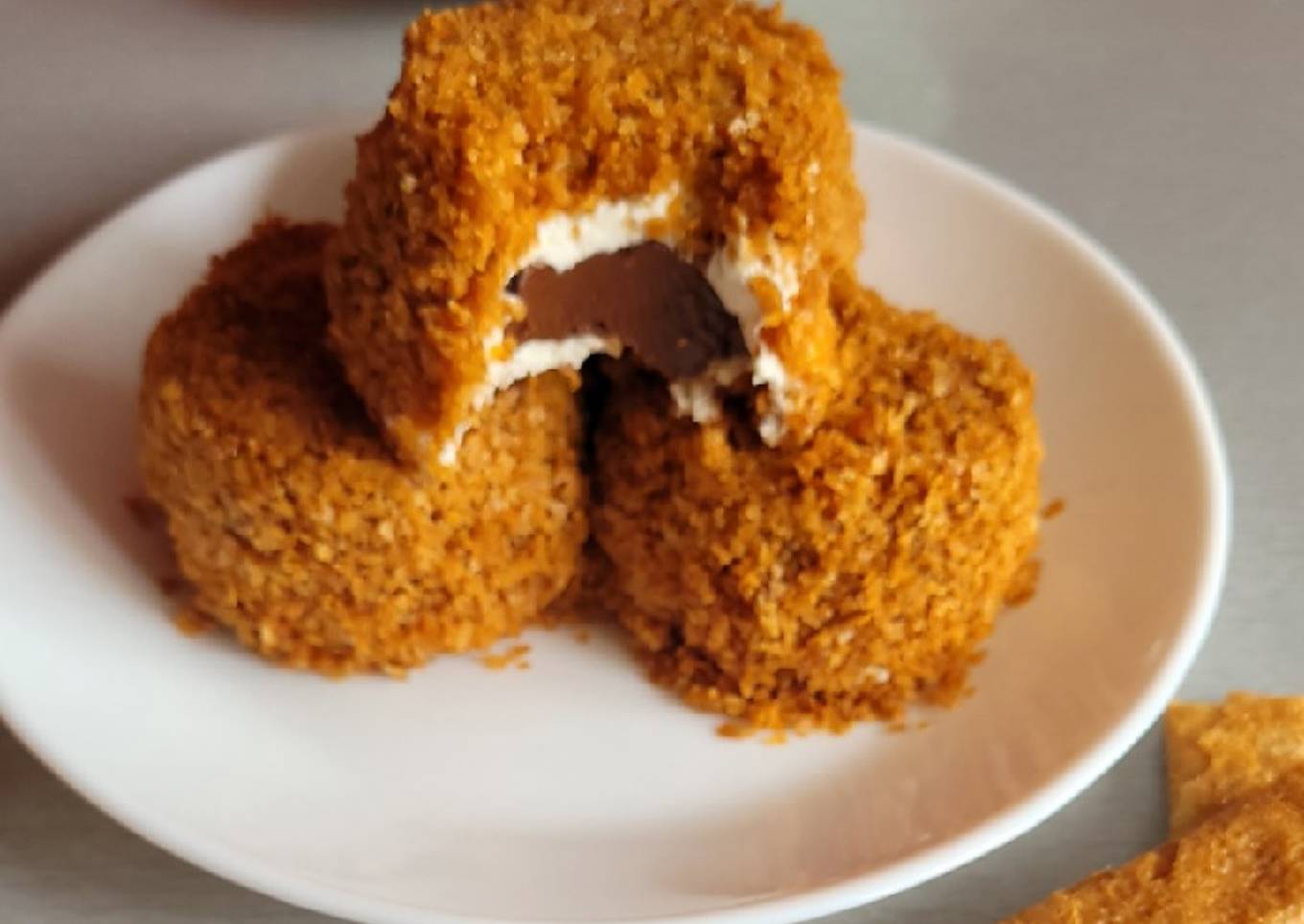 Minis gâteaux sans cuisson au nutella