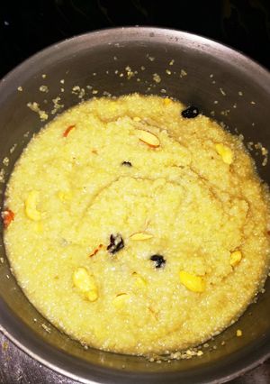 A picture of Wheat rava sweet.