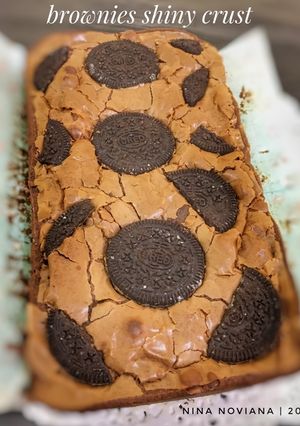 Foto resep Brownies shiny crust