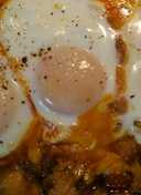 Shrimp, Sweet Potato, Chorizo Hash