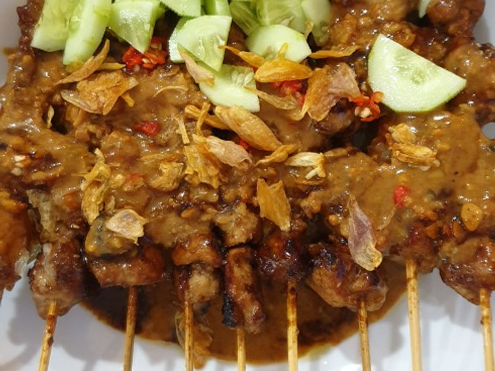 Resep Sate Ayam gampang gk pake ribet ulek2 bumbu Anti Gagal