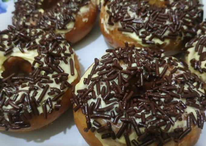 Resep Donat Jadul Tanpa Mixer #15 oleh Mama Dinda - Cookpad