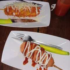 Bikin corndog/hottang (jajanan korea hits) super gampang রেসিপির প্রধান ছবি