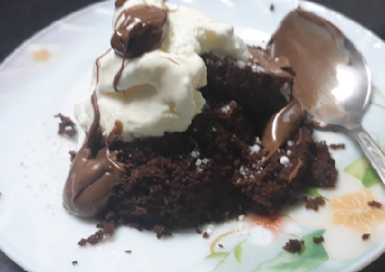 Easiest Way to Make Ultimate Brownie with vanilla