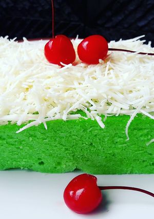 Foto resep Brownise pandan kukus