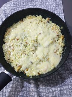 صورة لوصفة أرز بالفطر والدجاج