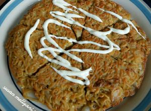 Foto resep Dadar mie telor