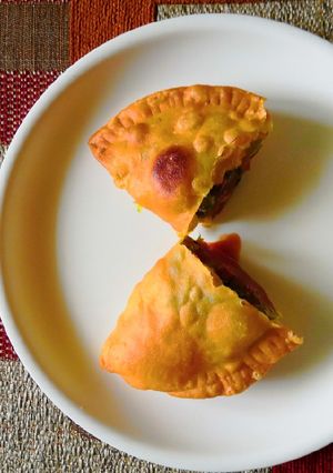 A picture of Veg patty.