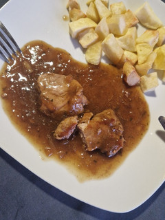 Una foto de Solomillo de cerdo con salsa al Pedro Ximénez
