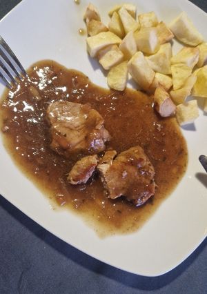 Una foto de Solomillo de cerdo con salsa al Pedro Ximénez