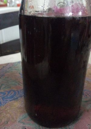 A picture of Homemade Roohafza.