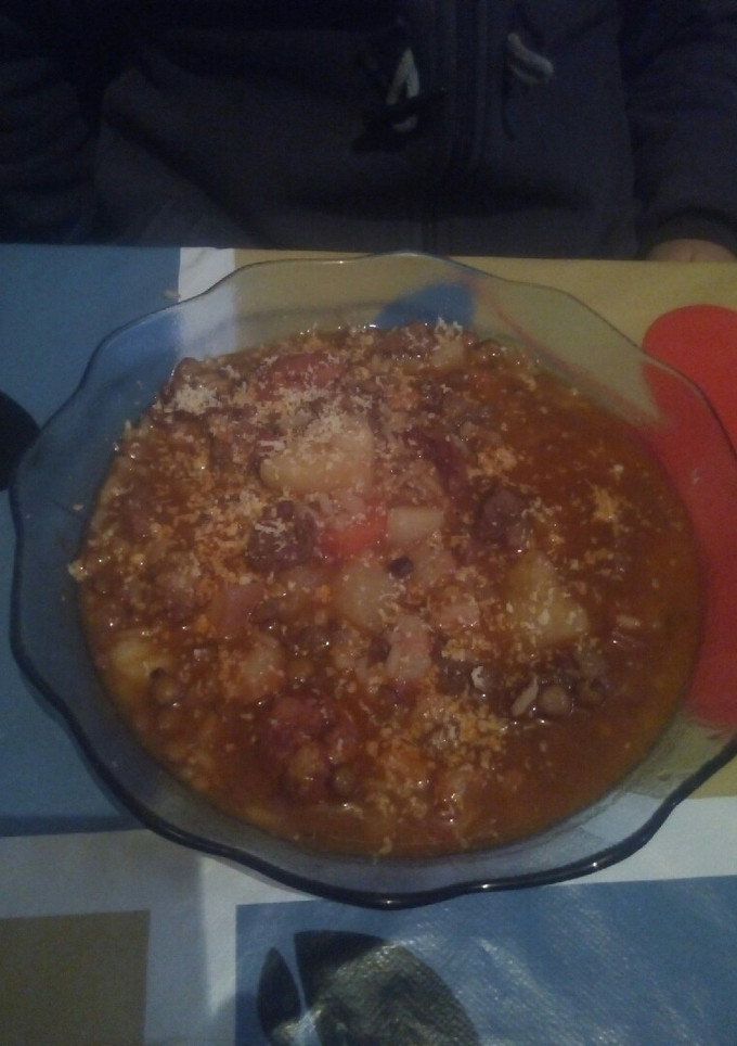 Una foto de Guiso de lentejas riquísimo!