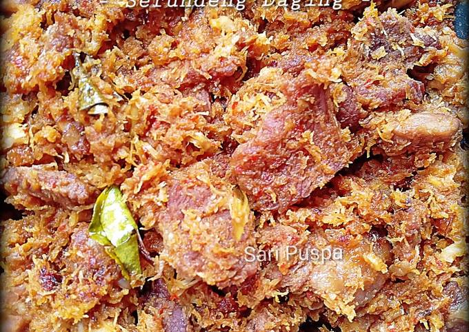 Resep: Serundeng Daging Simpel