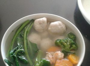 Foto resep Sop bakso ikan tunul yummie