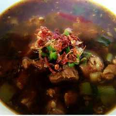 A picture of Rawon Daging Sapi.