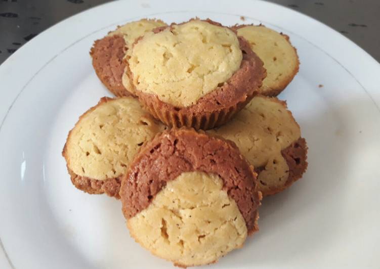 Easiest Way to Prepare Homemade Chocolate vanilla muffins