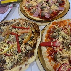 A picture of Homemade Pizza Pita.