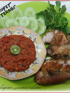 Foto resep Ayam Penyet Sambal Terasi