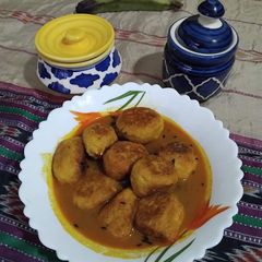Raw Banana Kofta Curry A picture of Raw Banana Kofta Curry.