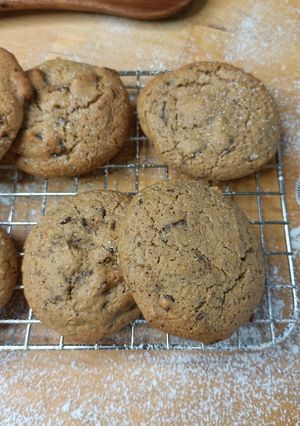 Une photo de 🍪 Cookies aux pépites de chocolat (sans gluten & sans lactose)