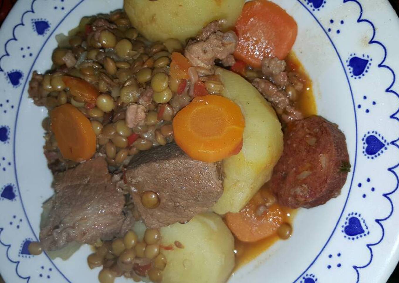 Guiso de lentejas