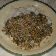 A picture of Coconut spinach.