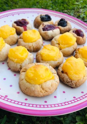 Una foto de Pepas de crema Pastelera !
