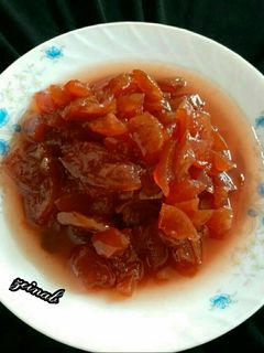 عکسی از دستور مربای سیب