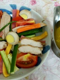 主廚沙拉附油醋汁˙ 的食譜成品照片