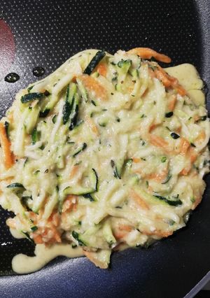 Une photo de Galette de légumes râpés