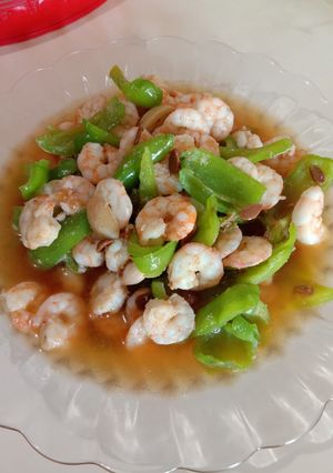 Foto resep Masakan udang tauco cabe ijo