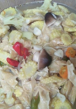 Foto resep Sayur Kembang Tahu Jamur
