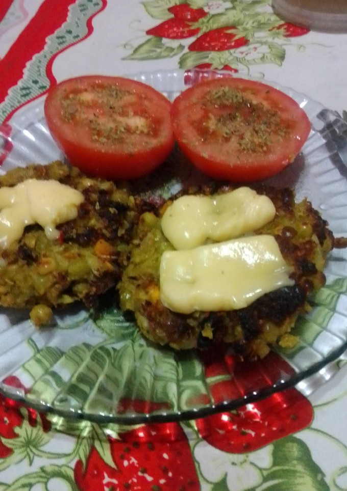 Una foto de Hamburguesas de arvejas secas