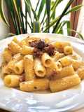 Rigatoni with Sun-Dried Tomato and Olive Pesto