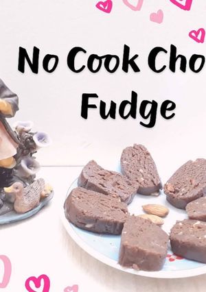 சாகோ ஃபட்ஜ்/Choco Fudge(சமைக்காத) செய்முறை முக்கிய புகைப்படம்