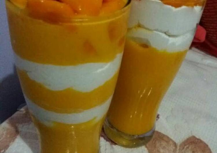 Cara Gampang Menyiapkan Mango Cream Cheese YB Kitchen yang Lezat Sekali