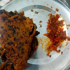A picture of Methi thepla.