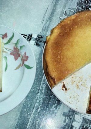 Una foto de Tarta de queso clásica