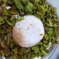 A picture of Jeera rice for kids.