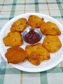 आटे की पकौड़ी रेसिपी मुख्य फोटो