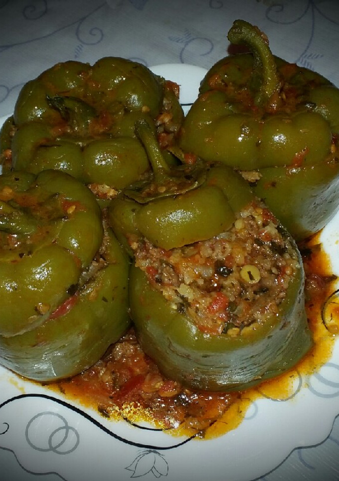 عکسی از دستور دلمه فلفل دلمه