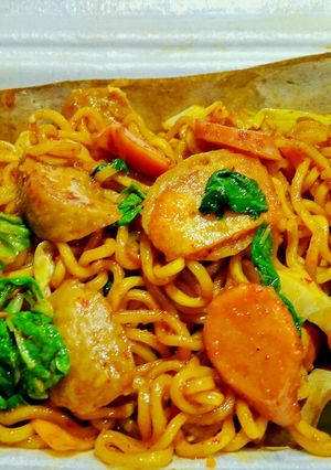 Foto resep Mie hot bakso sosis