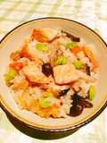 Salmon and Edamame Mixed Rice