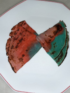 Una foto de Crepes de colores
